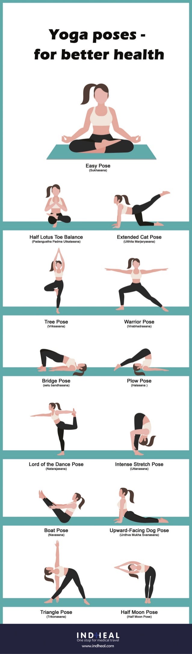 Yoga poses for better health Yoga poses for better health