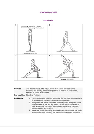 Yoga postures / Yogasanas