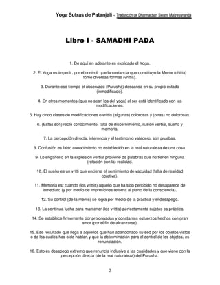 Yoga sutras de patanjali | PDF