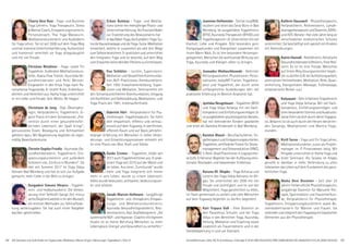 44 45AlleSeminareundAufenthaltemitYogastunden,Meditation,Mantra-Singen.Abkürzungen,Tagesablaufs.Seite51. Anmeldeformulars.Seite 49,Tel.Anmeldung+Infostägl.8-20UhrBM:05234 / 87 0;WW:02685 / 80 020;NO:04426 / 90  41 610,AL:08361 / 92 53 00
Charry Devi Ruiz - Yoga- und Business
Yoga Lehrerin, Yoga Therapeutin, Stress
& Mental Coach, Entspannungstrainerin,
Personalcoach, Thai Yoga Masseurin,
Meditationskursleiterin und Ausbilderin
für Yoga Lehrer. Sie ist seit 2000 auf dem Yoga Weg
und hat intensive Unterrichtserfahrung. Authentisch
und humorvoll vermittelt sie Yoga alltagstauglich
und mit viel Freude.
Christian Bliedtner - Yoga- sowie Yin
Yogalehrer. Außerdem Meditationskurs-
leiter, Asana Flow Trainer, Ayurveda Ge-
sundheitsberater und Reiki Meister.
Eingeweiht in den Kriya Yoga nach Pa-
ramahansa Yogananda. Er strahlt Ruhe, Erdverbun-
denheit und Heiterkeit aus. Hatha Yoga unterrichtet
er mit Liebe und Freude. Sein Motto: Be Happy!
Christiane de Jong - Dipl.-Ökotropho-
login, Heilpraktikerin, Yogalehrerin. Ei-
gene Praxis mit dem Schwerpunkt „Prä-
vention durch einen gesundheitsför-
dernden Lebensstil, der Spaß bringt“,
genussvolles Essen, Bewegung und Achtsamkeit
gehören dazu. Mit Begeisterung begleitet sie regel-
mäßig Basenfastenkurse.
Christin Gopika Friedla - Ayurveda-Ge-
sundheitsberaterin, Yogalehrerin, Ent-
spannungskursleiterin und außerdem
Schülerin von „Ein Kurs in Wundern“. Sie
lebt seit Sommer 2017 im Yoga Vidya
Ashram Bad Meinberg und hat es sich zur Aufgabe
gemacht, mehr Liebe in die Welt zu bringen.
Durgadevi Simone Weyers - Yogaleh-
rerin und Hobbymusikerin. Die Verbes-
serung ihrer Sehkraft (lange Zeit minus
sechsDioptrien)weckteinihrdenWunsch,
die leichten Methoden zur Sehkraftstär-
kung weiterzugeben. Sie hat auch einen Ratgeber
darüber geschrieben.
Erkan Batmaz - Yoga- und Medita-
tions-LehrermitmehrjährigerPraxis-und
Unterrichtserfahrung. Als Praxisleitfäden
zur Erweiterung des Bewusstseins hat
erdasRäkel-Yoga,dieKundalini-Yoga-Su-
tradieKausalmassageunddieYoga-Sutra-Meditation
entwickelt, welche er zusammen als »die drei Wege
zumSelbst«bezeichnet.Erpraktiziertundunterrichtet
den Integralen Yoga und ist bestrebt, auf dem Weg
zumErwachenkeine»blindenFlecken«zuhinterlassen.
Eva Schlüter - Juristin, Supervisorin,
Mediation und Gewaltfreie Kommunika-
tion, NLP- Practicioner, Atemkursleiterin.
Seit 1993 Erwachsenenbildung, Super-
vision und Mediation, Seminarreihe mit
den Schwerpunktthemen Kommunikation, Umgang
mit Konflikten und Selbststärkung, Meditations- und
Yoga Praxis seit 1991, Indienaufenthalte.
Gabriele Hörl - Heilpraktikerin für Psy-
chotherapie, Yogatherapeutin. Sie führt
dich empathisch, reflektiv und vertrau-
ensvoll auf dem Yogaweg. In wertfreiem,
offenem Raum und auf Basis jahrzehn-
telanger Erfahrung mit Menschen in tiefen Verän-
derungs- und Entwicklungsprozessen entsteht mit
ihr eine Praxis von Mut, Kraft und Stärke.
Guido Cremer - Yogalehrer, bildet seit
2017auchYogalehrer/innenaus.Erprak-
tiziert Yoga seit 2010 auf der Matte und
im Leben. Aus einer „Turnstunde“ wurde
mehr und Yoga integrierte sich immer
mehr in sein Leben, wurde zu einem Lebensstil.
Vieles wurde bewusster, achtsamer, bedeutungsvol-
ler und schöner.
Janaki Marion Hofmann - Langjährige
Yogalehrerin-und-therapeutin,Entspan-
nungs- und Meditationskursleiterin,
Ayurveda Gesundheitspraktikerin, Resi-
lienztrainerin, Dipl. Grafikdesignerin. „Als
systemischeNLP-undHypnose-Coachinmiteigenem
Studio ist es meine Berufung Menschen zu mehr
Lebensglück, Energie und Gesundheit zu verhelfen.“
Jeannine Hofmeister -SiehatJura/BWL
studiert und leitet das Seva-Büro in Bad
Meinberg. Ist ausgebildete Yogalehrerin
(BYV), Ayurveda Therapeutin (BYVG) und
Yogatherapeutin i.A. Unterrichtet mit viel
Klarheit, Liebe und Hingabe. Gibt besonders gern
Klangyogastunden und Klangreisen zusammen mit
ihrem Mann Maik. Es ist ihre besondere Herzensan-
gelegenheit, Menschen die wohltuende Wirkung von
Yoga, Ayurveda und Klängen näher zu bringen.
Jnanadev Wallaschkowski - Gelernter
Rettungsassistent, Physiotrainer, Perso-
naltrainer, bodyART Trainer, Yogathera-
peut und Yogalehrer, der durch seine
umfangreichen Ausbildungen sehr viel
praktische Erfahrung im Bereich Anatomie hat.
Jyotidas Neugebauer -Yogalehrer(BYV)
und Yoga Vidya Acharya mit viel Fach-
kompetenzundEinfühlungsvermögen.Er
istausgebildeterpsychologischerBerater,
hat mit behinderten Kindern gearbeitet
und leitet die Ganesha Kinderwelt in Bad Meinberg.
Karsten Blauel - Berufsschullehrer, Yo-
gatherapeutundEntspannungskursleiter,
Yogalehrer,zertifizierterTrainerfürStress-
management und Stressreduktion (IfNC),
3. Reiki-Grad Practitioner in Logosynthe-
se (LIA). Erfahrener Begleiter bei der Auflösung emo-
tionaler Blockaden und belastender Erlebnisse.
Karuna M. Wapke - Yoga Acharya und
Leiterin des Yoga Vidya Ashrams im All-
gäu. Sie unterrichtet seit 2006 mit viel
Freude und Leichtigkeit und ist von der
Möglichkeit, Yoga ganzheitlich zu leben,
im Team gemeinsam zu wirken und viele Menschen
auf dem Yogaweg begleiten zu dürfen, begeistert.
Kati Tripura Voß - Freie Dozentin an
den Paracelsus Schulen und bei Yoga
Vidya in den Bereichen Yoga, Ayurveda,
Heilung, Mediation und Coaching sowie
zusätzlich als Trauerrednerin und in der
Sterbebegleitung in und um Eisenach.
Kathrin Hauxwell - Physiotherapeutin,
Heilpraktikerin, Reikimeisterin, Lymph-
drainagetherapeutinundDozentin,ADHS-
und ADS-Berater. Hat viele Jahre lang an
verschiedenen medizinischen Schulen
unterrichtet. Sie beschäftigt sich speziell mit Kindern
mit Atemstörungen.
Katrin Harnoß-Reikilehrerin,Holistische
Gesundheitsberaterin/Heilerin,FreieRed-
nerin. Es ist ihr eine Freude, Menschen
auf ihrem Weg lösungsorientiert beglei-
ten zu dürfen (z.B. bei Aufstellungsarbeit,
alternativen Heilmethoden, Meditation, Reiki, Quan-
tenheilung, Klangschalen-Massage, Fußmassage,
schamanische Reisen u.a.)
Katyayani - Sehr erfahrene Yogalehrerin
und Yoga Vidya Acharya. Mit viel Fach-
kompetenz, Einfühlungsvermögen und
einerbesonderenStimmeundAusdrucks-
weiseführtsiedichdurchdeineYogapra-
xis. Bekannt ist sie auch durch die Herzen berühren-
den Satsangs, Meditationen und Mantra-Yoga-
stunden.
Kirill Serov - Yoga und Yin Yoga Lehrer,
Meditationskursleiter, zuvor als Projekt-
manager im IT-Finanzwesen tätig. Mit
Hingabe unterrichtet er Hatha Yoga und
leitet Seminare. Als Sevaka im Allgäu
genießt er dankbar in tiefer Verbindung zu allen
Lebewesen das Leben auf dem Fundament des ganz-
heitlichen Yoga.
Maha Devi Deemter - Seit über 25
Jahren freiberufliche Physiotherapeutin,
langjährige Dozentin für Manuelle The-
rapie, Sportmedizin und Frauenheilkun-
de, Heilpraktikerin für Physiotherapie.
Yogalehrerin, Entspannungskursleiterin sowie Be-
ckenbodentrainerin für Männer und Frauen. Sie
verbindetundintegriertdenYogawegmitklassischen
Elementen aus der Physiotherapie.
 