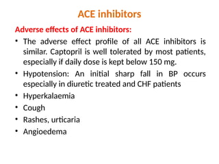yogesh nursing lecture.pptx on antihypertensive drugs | PPTX