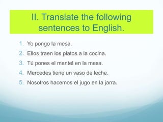 Yo go verbs | PPTX