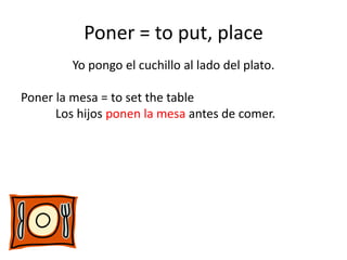 Poner Yo-go verbs | PPTX