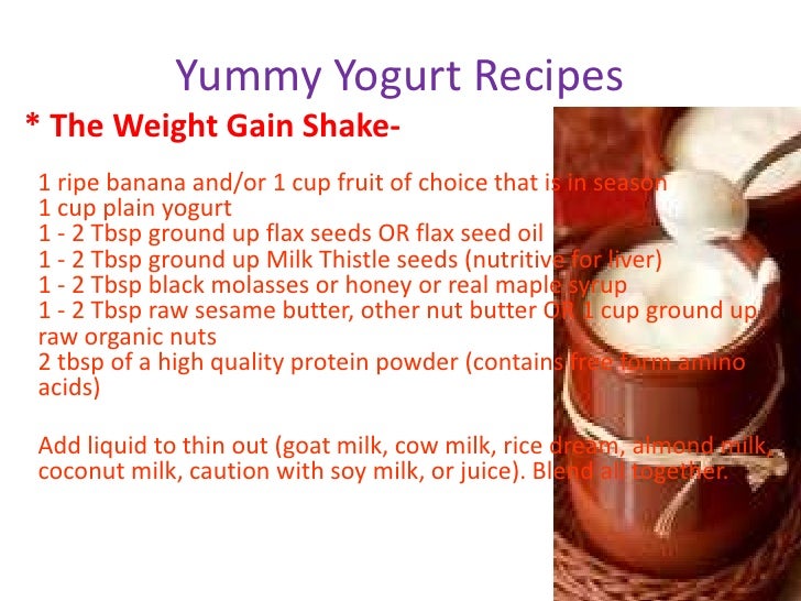 Yogurt The wonder food