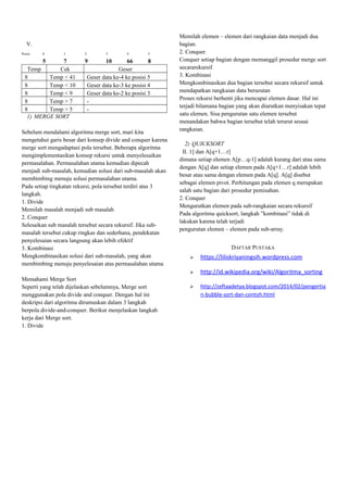 Tugas Sorting Algoritma - Yoki satria | PDF