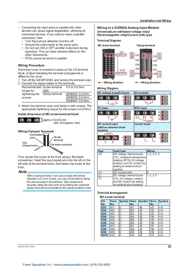 Yokogawa Model GX10/GX20/GP10/GP20 Paperless Recorder First Step Guide