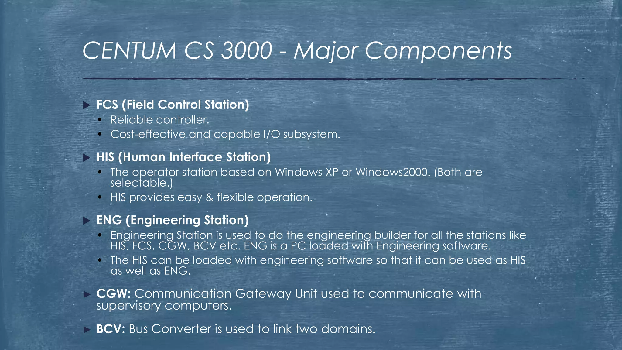 YOKOGAWA CENTUM CS 3000 R3 | PPTX