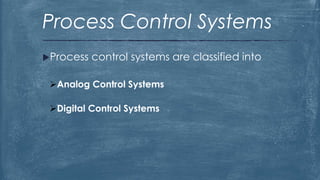 Analog Control System
 