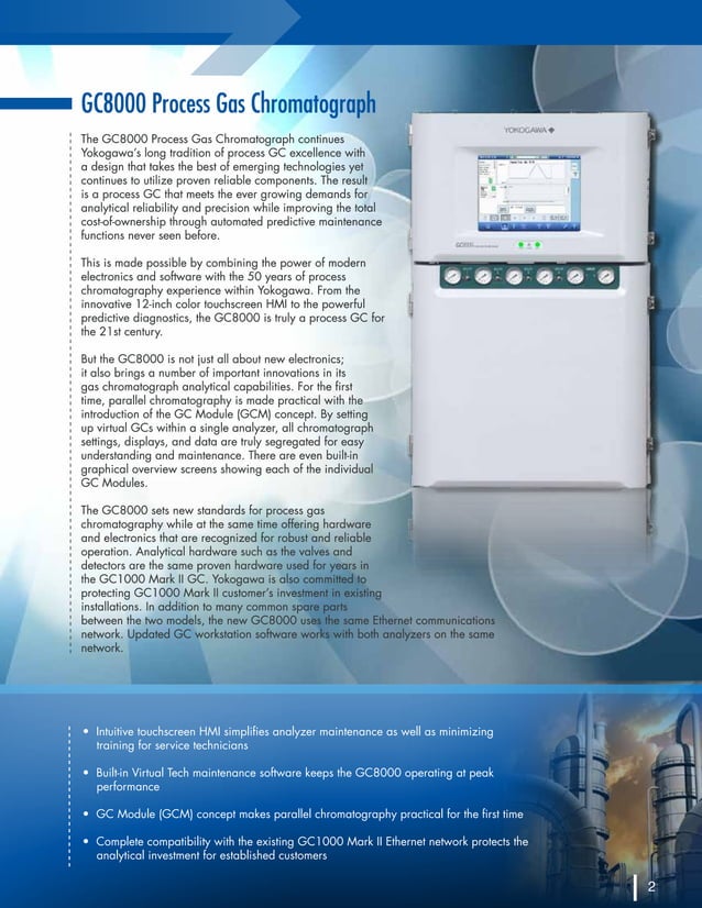 Process Gas Chromatograph Yokogawa GC8000