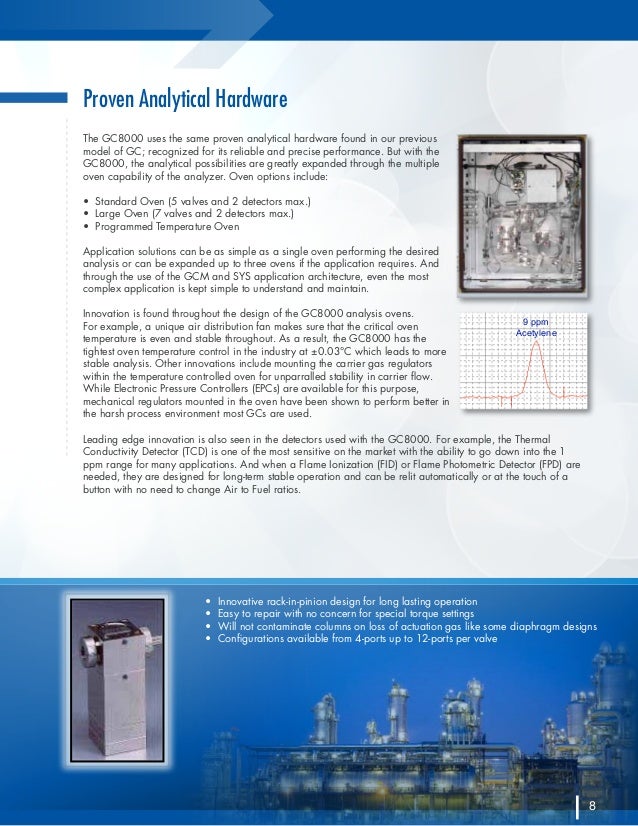 Process Gas Chromatograph Yokogawa GC8000
