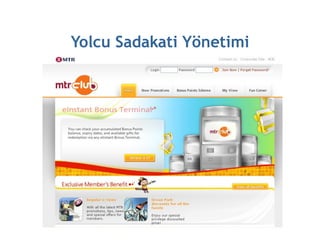 Yolcu Sadakati Yönetimi
 