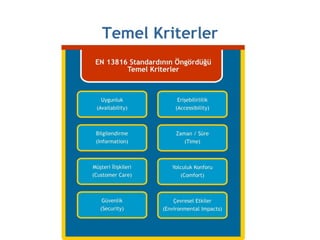 Temel Kriterler
 