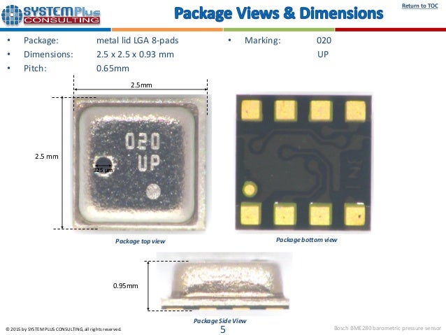 esp8266 sensor pressure Sensor Sensortec Environmental BME280 Integrated Bosch