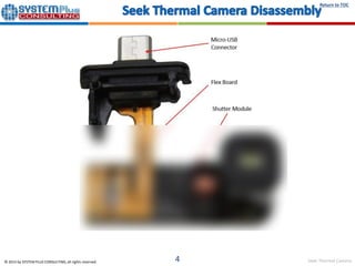 Seek Thermal Camera
Return to TOC
© 2015 by SYSTEM PLUS CONSULTING, all rights reserved. 4
 