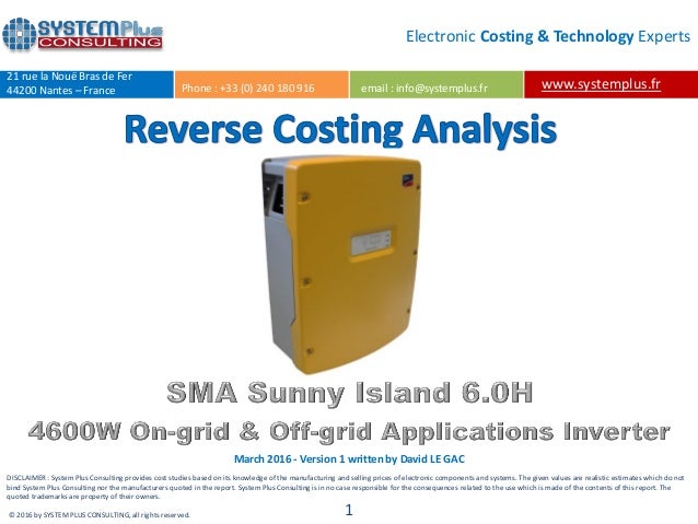 Sma Sunny Island 6 0h Off Grid And On Grid Solar Battery Inverter 20