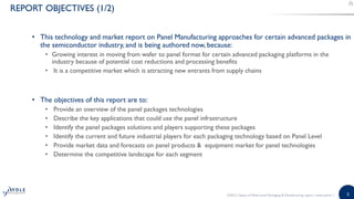 Status of Panel-Level Packaging & Manufacturing 2015 Report by Yole ...