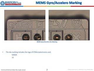 STMicroelectronics LSM9DS0 9-Axis MEMS IMU teardown reverse costing ...