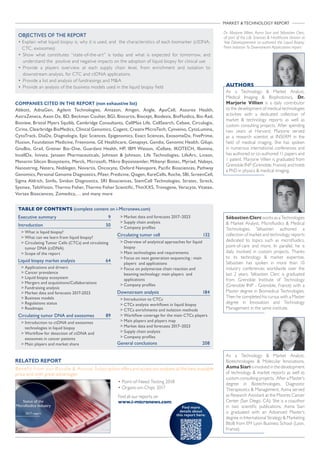 Liquid Biopsy: From Isolation to Downstream Applications 2018 Report by ...