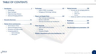 Status of the Advanced Packaging Industry 2018 Report by Yole ...