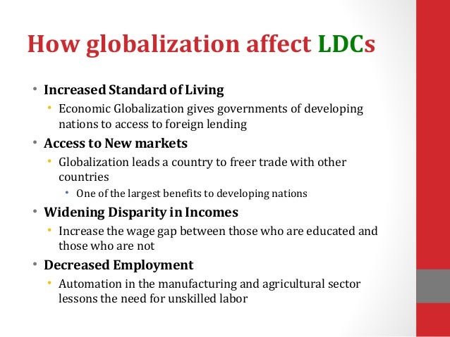 the benefits of globalization for developing countries the benefits of globalization for developing countries