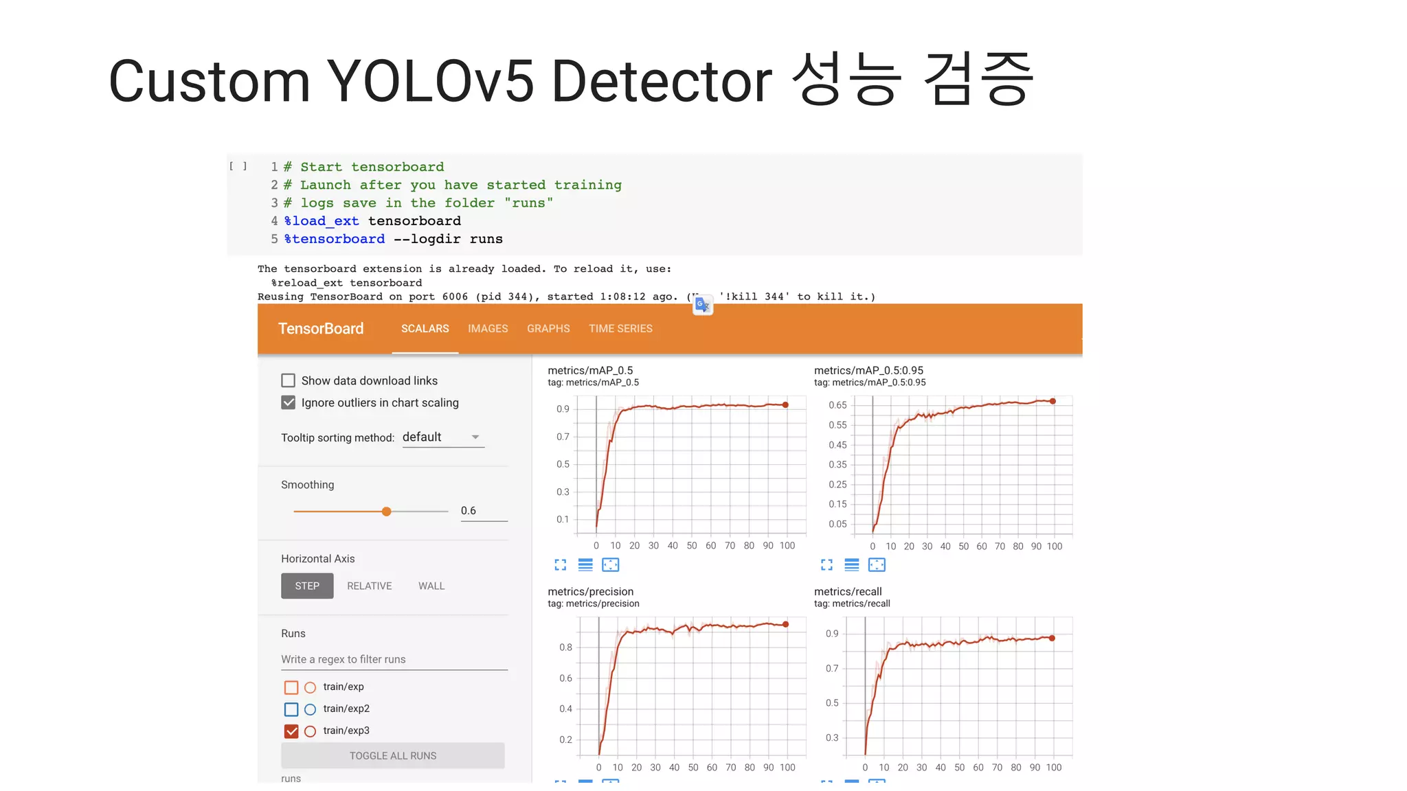 Custom YOLOv5 Detector 성능 검증
 