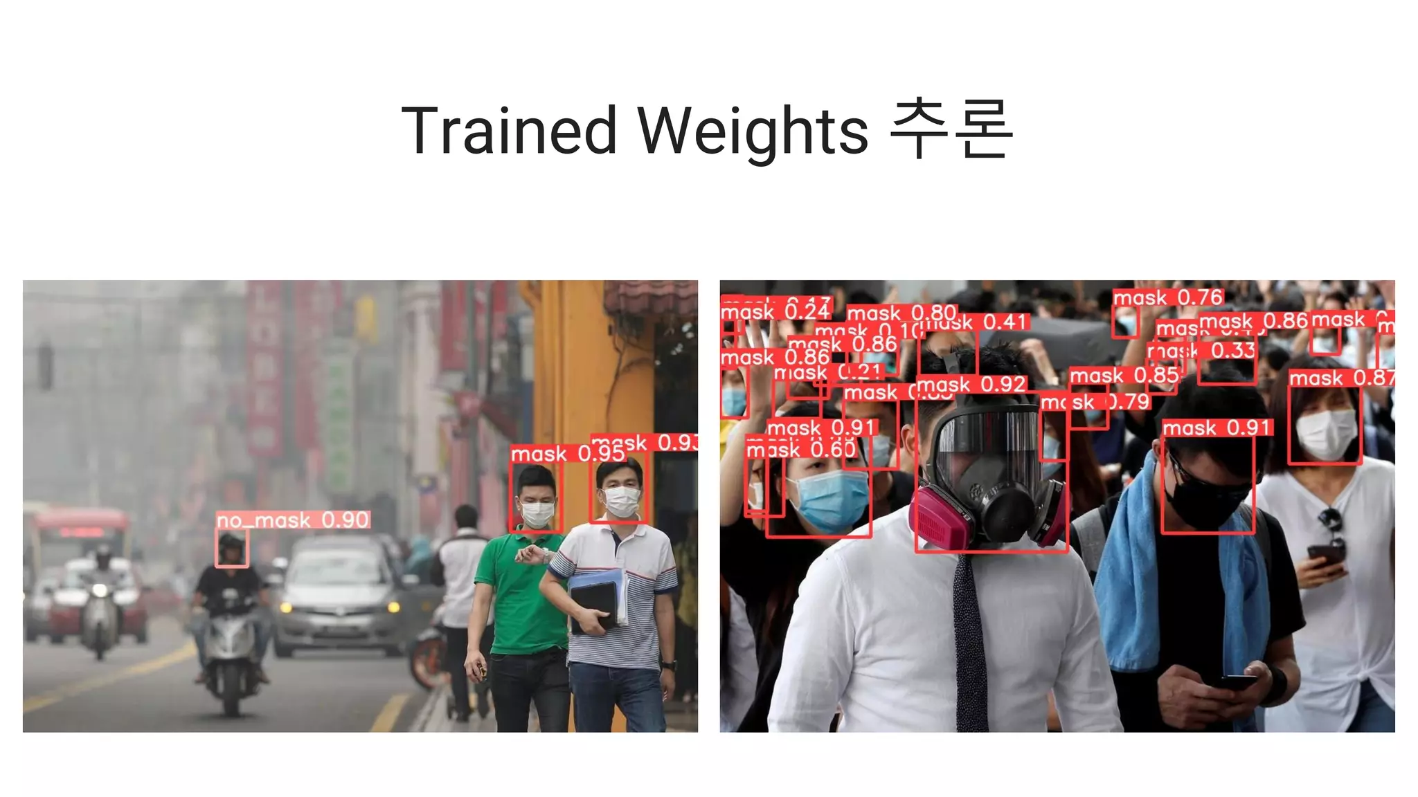 Trained Weights 추론
 