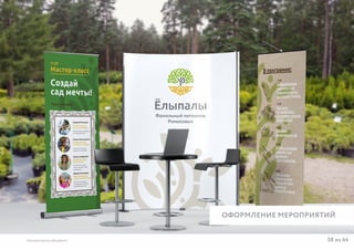58 из 64ВЫСШАЯ ШКОЛА БРЕНДИНГА
ОФОРМЛЕНИЕ МЕРОПРИЯТИЙ
 