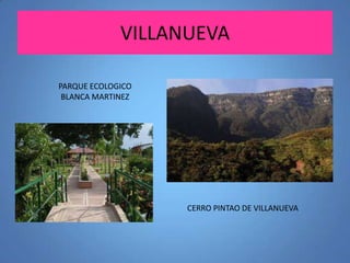 VILLANUEVA
PARQUE ECOLOGICO
BLANCA MARTINEZ

CERRO PINTAO DE VILLANUEVA

 