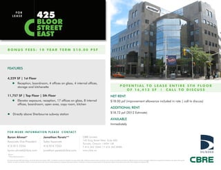 Yonge and bloor   flyers