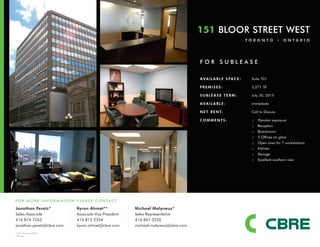 Yonge and bloor   flyers