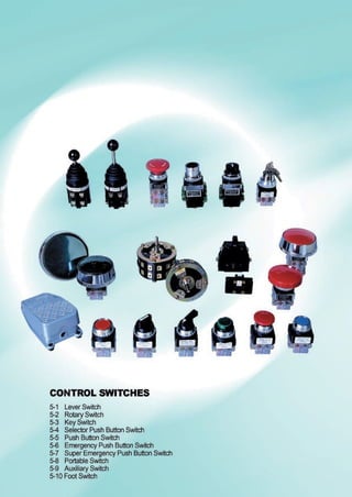 Thông số kỹ thuật nút ấn YoungSung, YongSung button switch Catalogue