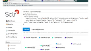 43	
  ©	
  Cloudera,	
  Inc.	
  All	
  rights	
  reserved.	
  
Solr	
  admin	
  stream	
  view	
  
 
