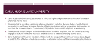 Darul Huda Islamic University.pptx