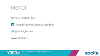 MERCI
Nicolas JARDILLIER
linkedin.com/in/nicolasjardillier
@zooka_france
www.zooka.fr
 