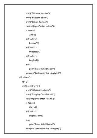 Class 12th project file for informative practices ppt for my sql python and practical for 30 marks