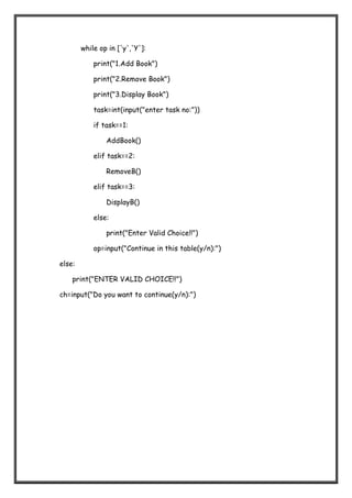 Class 12th project file for informative practices ppt for my sql python and practical for 30 marks