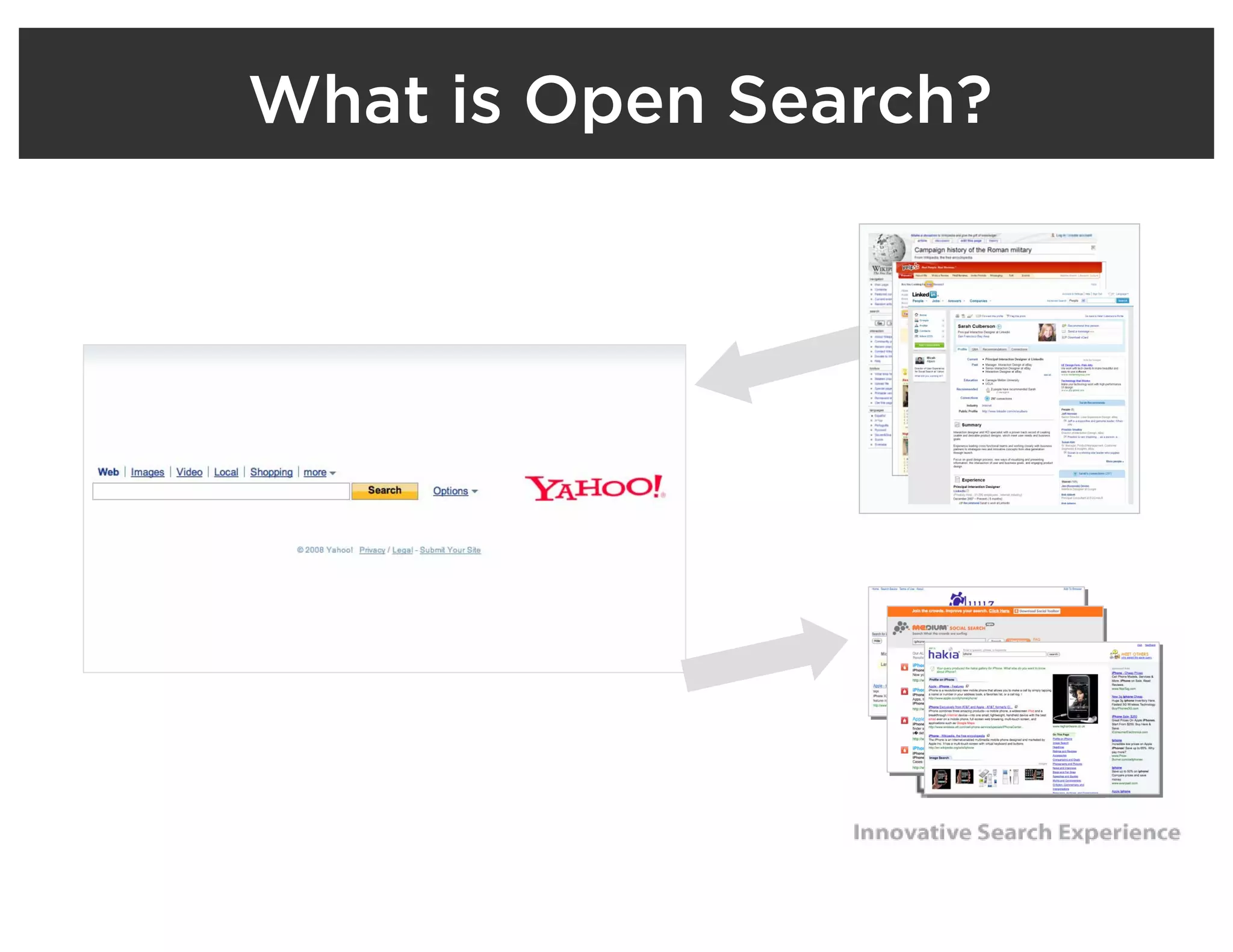 Yahoo Open Search