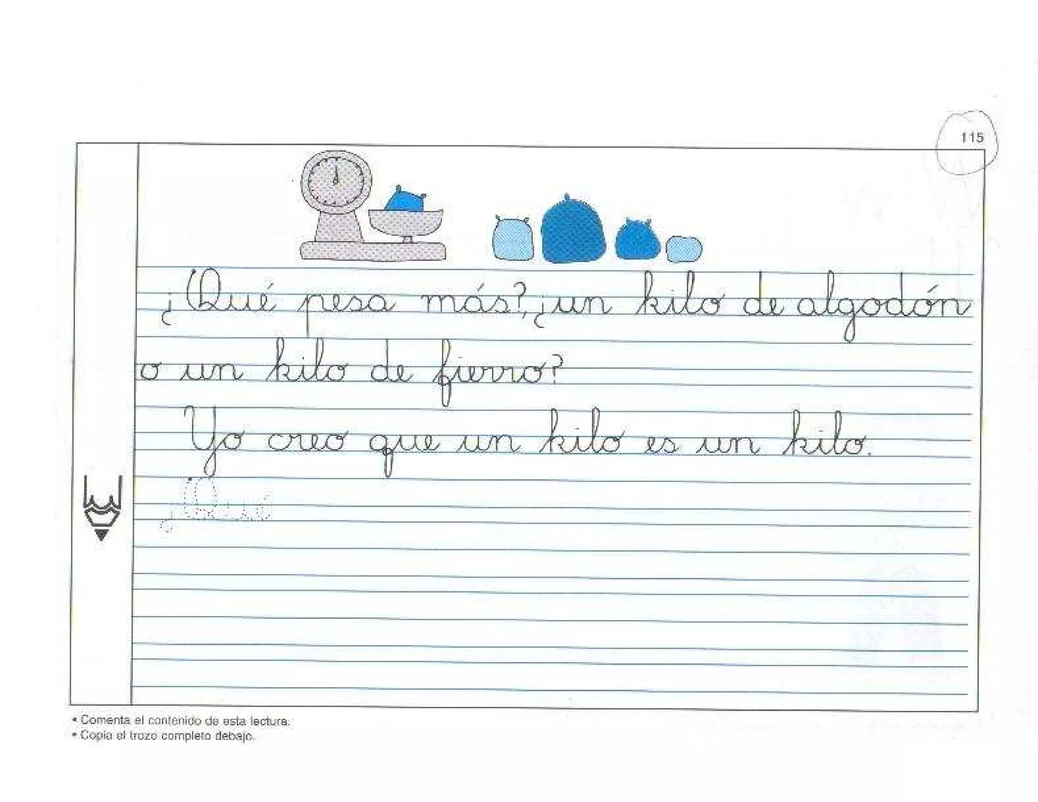 Yo pienso, escribo y aprendo