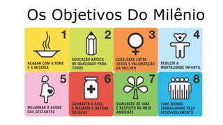 Os Objetivos Do Milênio
I am Jayden Smith
I am here because I love to give presentations.
You can find me at @username
 