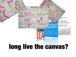 long live the canvas?
 