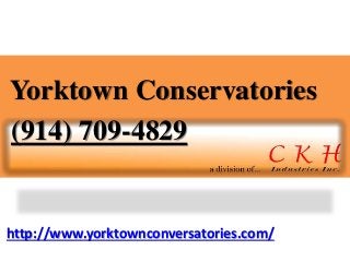 http://www.yorktownconversatories.com/
Yorktown Conservatories
(914) 709-4829
 