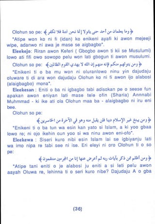 Yoruba Islam  01