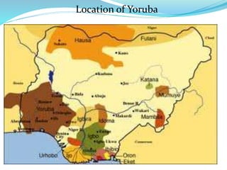 Location of Yoruba
 