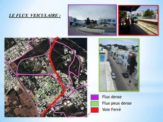 LE FLUX VEICULAIRE :




                       Flux dense
                       Flux peux dense
                       Voie Ferré
 
