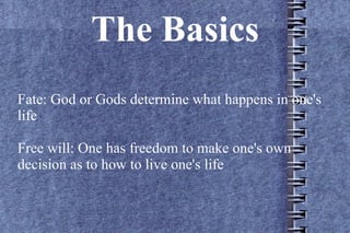 PPT Fate Free Will | ODP