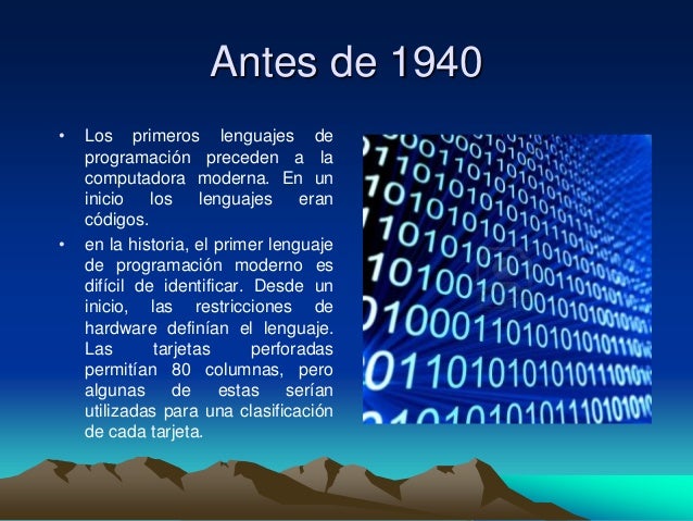 HISTORIA DE LOS LENGUAJES DE PROGRAMACION GRUPO NUMERO 6