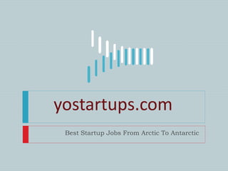 yostartups.com
Best Startup Jobs From Arctic To Antarctic
 