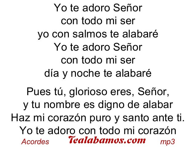 Acordes De Adoro