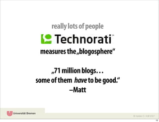 YOU Learning - the impact of user generated content on education