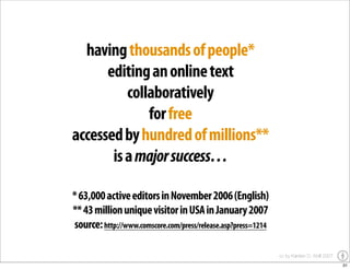 YOU Learning - the impact of user generated content on education